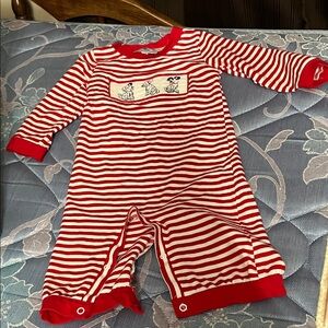Red Striped Kids Bodysuit